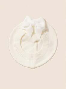 1PC/2PCS Baby Beret Hat,Christmas Hat,Bow Hat,Christmas Dress Up, Boys And Girls Universal,For Newborn Baby 1-3 Years Old,Christmas Gift - Multicolor - View 9