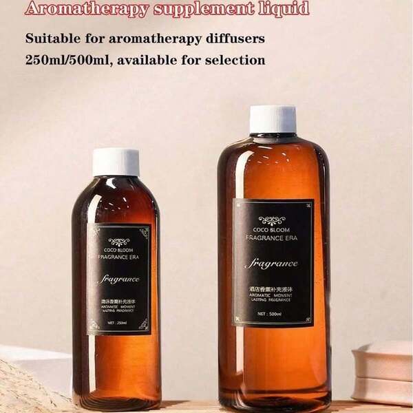 Hotel Series Diffuser Oil 250ML/500mL Long-Lasting Aromatherapy Supplement Liquid, Suitable For Reed Diffusers, Humidifiers, Oil Burners, Aromatherapy Essential Oils, Homes, Offices, And Spas,Easy To Use, Fragrance Concentration Can Be Adjusted By Oneself