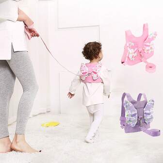 1pc Anti-Lost Toddler Backpack Leash, Child Safety Harness Strap With Butterfly Design