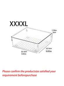 1/5/7件可堆叠抽屉式化妆品收纳盒，透明PET材质，优雅的化妆品收纳盒，适用于护肤品、厨房用品、学生用品、办公用品、返校用品、圣诞家居装饰、装饰、圣诞节、餐桌装饰、木制托盘、老式钱币风格、花瓶、盘子、木制托盘、盘子、咖啡桌、装饰托盘、餐桌装饰、家居饰品、黑色饰品、沙发扶手托盘、波西米亚风、假日海滩、浴室收纳、卧室收纳、大容量 - 彩色 - 查看 15