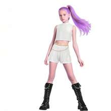 Kids Girls K-Pop Demon Hunters Costume Rumi Mira Zoey Cosplay Fancy Dress Outfit  UK