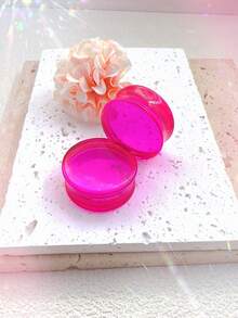 一对透明蓝玻璃实心耳塞，无螺纹扩耳器，耳塞，隧道式穿孔饰品，适合男女日常佩戴，6-30 毫米 - 粉色 - 查看 15