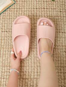 Lymalimoon Women Home Slippers - Coral Pink - View 1
