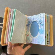 Álbum no tejido terminado: Diseño de perro mágico | Para y notas