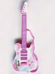 Children's Interactive Sensing Music Guitar Toy, With Lights And Music | Simulated Playing Fun | Christmas And New Year Children's Gift