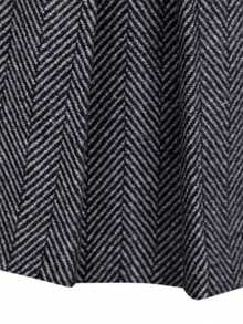 Men's Mandarin Collar Versatile Tweed Jacket, Windbreaker Coat For Young Adults