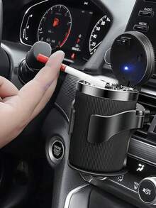 1 pieza Soporte universal multifuncional para portavasos/bebidas de ventilación de coche, portavasos ajustable de PVC para coche - se ajusta de forma segura, base acolchada de espuma, adecuado para botellas y latas, fácil de instalar - Multicolor - Ver 11