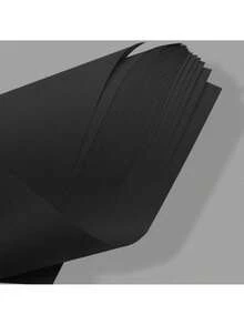 10 tờ giấy bìa đen khổ A4/A3, thích hợp cho thư pháp, báo viết tay, vẽ tranh, đồ thủ công DIY, vẽ bằng bột màu và thiệp thủ công - màu đen - Xem 1
