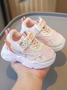 أحذية الأرنب للأطفال، أحذية بنات جديدة للربيع/الخريف، أحذية أطفال رضع ذات قاع ناعم، أحذية رياضية للأطفال قابلة للتنفس، أحذية رياضية سميكة للبنات الصغيرة والمتوسطة، أحذية جري خارجية كاجوال