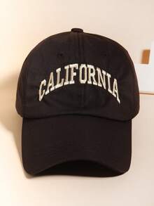 Letter Embroidered Baseball Cap Street Halloween - Burnt Orange - View 5