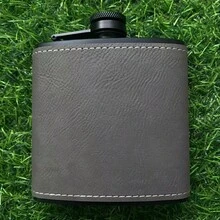 1 Set Personalized Engraved Leather Flask, Groomsman Gift, Customized Groomsman Leather Flask, Best Gift For Men, Groomsman Leather Flask - Multicolor - View 18