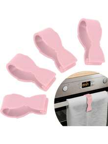 4pcs/6pcs Kitchen Towel Clips - Prevent Towels From Slipping - Suitable For Kitchen, Oven Handles, Bathroom Towel Racks, Dishwashers, Stoves - Say Goodbye To Towels Scattered On The Floor, 3 Color Options / Blanket Clips, Needle-Free Non-Slip Design - Multicolor - View 8