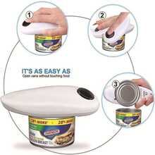 Electric Can Opener, Handheld One-Touch Automatic Can Opener, Smooth Edge Kitchen Gadget, Electric Can Opener Suitable For Elderly People With Arthritis - 彩色 - 查看 5