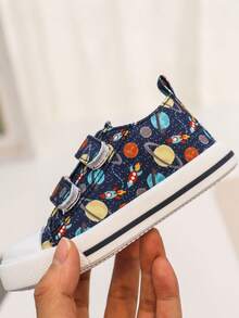 GENGASUN 1 szt. chłopięce, okrągłe, niskie, codzienne buty z nadrukiem w kształcie kreskówek na wiosnę/jesień