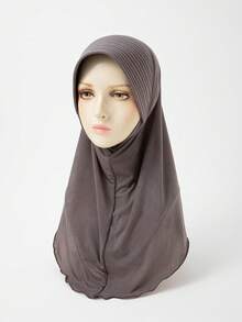 1件装女士轻薄星形图案软边头巾，时尚百搭，可作颈套或头巾，防晒，适合春夏连衣裙搭配。 - 彩色 - 查看 35