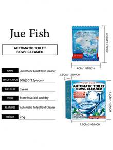 1/12/16片装自动马桶清洁泡腾片，自动马桶除臭除垢泡腾片 - 彩色 - 查看 9