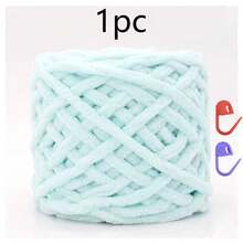 1pc 100g/1pc Chunky Knitting Yarn Set, Single Ply Soft & Skin-Friendly Autumn/Winter Yarn, Suitable For DIY Knitting Scarves, Bags, Slippers, Dolls, Blankets, Cushions - Multicolor - View 46