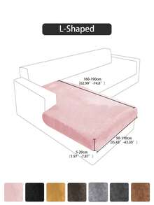 1 pièce Housse de canapé d'angle en velours avec chaise longue séparée, housse de canapé extensible douce pour canapé d'angle gauche/droit, housses de coussin de canapé pour canapés et sofas, housses de siège de canapé en velours doux, housses de canapé lavables, housse de coussin de siège pour canapé 3 places, résistant aux animaux de compagnie