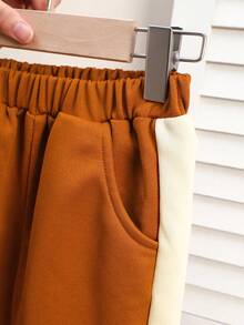 2pcs Boys Dinosaur Outfit, Long Sleeve Sweatshirt Top + Sweatpants Set, Outdoor Casual Suit, Autumn/Winter