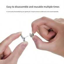 32 pièces Crochet magnétique en métal moderne, convient pour les rideaux, boucle magnétique murale facile à installer, utilisé pour les rideaux de douche, l'étanchéité des coutures, les autocollants muraux et de porte.