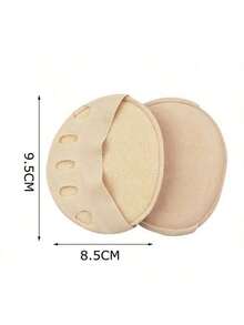 Foot Protector Insole Cushion Soft Comfort Feet For High Heels TipToe Relief Pair - Màu be - Xem 3
