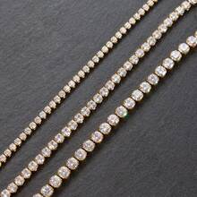 The Perfect Christmas Gift For Men And Women:1pc Hiphop Style Stainless Steel Tennis Chains Setting With 3A Cz Stones Bracelets For Men And Women As Birthday Gift And Dairly Wear