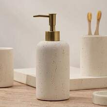 1pc Resin Soap Dispenser, Lotion Bottle Dispenser With Pump, Empty Organizer Hand Soap Dispenser Lotion Soap Dispenser Bottle Refillable Shampoo Container Bathroom Accessory - Multicolor - View 10