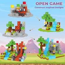 儿童磁性积木玩具，MagWonder 游戏化磁性拼装玩具，升级版 STEM 感官礼物，适合儿童圣诞节和生日礼物 - 彩色 - 查看 8