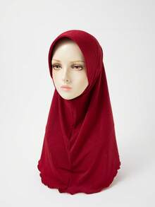 1件装女士轻薄星形图案软边头巾，时尚百搭，可作颈套或头巾，防晒，适合春夏连衣裙搭配。 - 彩色 - 查看 31