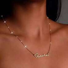 Personalized Custom Initial/Name Necklace (English Only) - Multicolor 4 - View 4