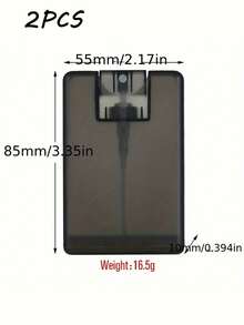 1/2/Pcs 20ml Refillable Portable Card Spray Bottle For Perfume,Refillable Perfume Spray Bottles, Hand Sanitizer, And Cosmetics, Protective Shell Included Travel Essentials Travel School School Supplies Holiday Camping Holiday Essentials Vacation Accessories Mini Perfume For Women Perfume For Men Beach Bottle Workout Travel Accessories Cruise Travel Bottles Travel Containers Travel Bottle - Multicolor - View 12