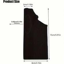 2 Pack 1 Pair, Gel Pad Thumb Fingerless Compression Gloves, Breathable Carpal Tunnel Syndrome Care Joint Support Daily Use Gloves - 棕色 - 查看 6