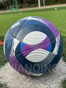 League New No.5 Soccer Balls, High-Quality PU Leather, Seamless Hot Bonding Technology, High Elasticity, Wear Resistance, Easy To Kick, Anti Slip, Explosion-Proof, Adult And Youth Professional Competition Training Football, Free Ball Needle Ball Net - Purple - View 12