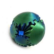 1个装 ADHD 齿轮球 3D 打印旋转球指尖玩具 - 齿轮球指尖球可缓解压力和焦虑 - 非常适合感官需求和手指锻炼 - 独特的家居和办公装饰，派对和创意礼物 - 彩色 - 查看 12