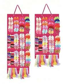 1pc Little Girl Hairpin Storage Rack, Hairband Organizer, Baby Hairpin Storage Display Stand Sturdy Bracket - Multicolor - View 12