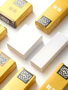 Suede Leather Rubber Eraser, For Shoe Cleaning, Removing Scuff Marks On Lacquered Or Mesh Sports Shoes, Dry Cleaning, Stain Removal, Polishing, Suitable For Suede, Nubuck, Velvet, Sneakers, Leather Shoes