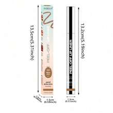 Women's & Girls' Lip Color Duo – 1Pc Long-Lasting Waterproof Peelable Lip Stain (Semi-Permanent Matte)  Super Lustrous Creamy Lipstick, For Flawless, Soft & Fuller-Looking Lips - 彩色 - 查看 4