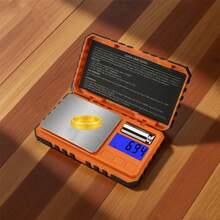 0.01g High Precision Electronic Scale 200g, Mini Jewelry Scale, Portable Pocket Scale, 2*AAA Batteries (Not Included)