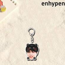EN/HYPEN 钥匙扣，JAKE、JUNWOON、NIKI、SUNOO 可爱亚克力钥匙扣，精美亚克力包包挂件，学生背包挂件礼物，背包配件，生日和节日礼物 - 彩色 - 查看 11