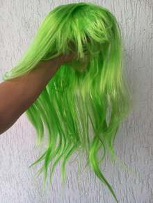 Long Wig Costume Party Cosplay Halloween Carnival - 綠色 - 查看 3
