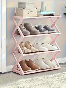 1 pezzo Portascarpe minimale a più ripiani, scaffale in piedi. Due metodi di consegna: sacchetto di plastica e confezione in cartone. Montaggio a pavimento, in metallo nero e plastica. Facile da installare, salvaspazio. Scaffale per organizzare e riporre più paia di scarpe. Lavabile a mano. Adatto per armadi, garage, corridoi, ingressi di case, camere da letto e dormitori.