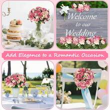 1PC Big Artificial Peony Flowers Silk Hydrangea Bouquet Wedding Decoration DIY Wreath Material, Bride Holding Flower, Wrist Flower, Chest Flower, Head Flower Decoration Accessories, Wedding Car Decoration, Lintel Arch Decoration, Home, Dining Room, Bedroom, Vase Decoration, Birthday Party Decoration Materials, Valentine's Day And New Year Gifts