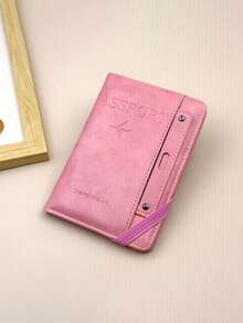 Multifunctional Storage Card Holder Passport Bag, Suitable For International Travel, Unisex Passport Sleeve, Ticket Folder Travel Essentials, Passport Holder, - Burgundy - View 13