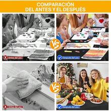 10pcs Manteles Desechables para Mesa Redondos,84 Pulgadas,Mantel para Mesa de Banquetes, Eventos y hogar,Tablón,Mantel de PEVA, Impermeable, Resistente al Desgaste (Negro, 213cm Redondo) - Negro - Ver 7