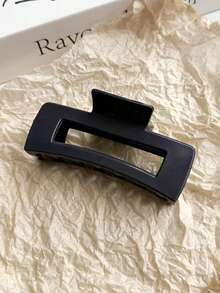 4个/1个 11厘米/4.33英寸 女士柔软硅胶不刮伤发夹，时尚百搭高端优雅简约纯色发爪，适合日常、休闲、派对、通勤、海滩、盘发、马尾辫、洗脸、化妆等场合，冬季发饰，女士头巾冬季发饰优雅发爪夹 - 彩色 - 查看 8