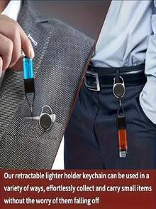 Etui na zapalniczkę 1/5/10Pack z kółkiem na klucze, solidne zamknięcie zatrzaskowe, wbudowany otwieracz do butelek, kompatybilne z zapalniczkami BIC J6 – na kemping, grilla, do codziennego noszenia – trwała konstrukcja z tworzywa sztucznego/stopu cynku, towarzysz podróży, przenośny uchwyt, bezpieczne zamknięcie, narzędzie wielofunkcyjne, dla miłośników aktywności na świeżym powietrzu - Wielokolorowe - Zobacz 5