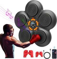 Máquina Musical de Boxeo Bluetooth Smart (con Guantes) para Casa, Interior y Gimnasio, con Contador - 1 - Ver 8