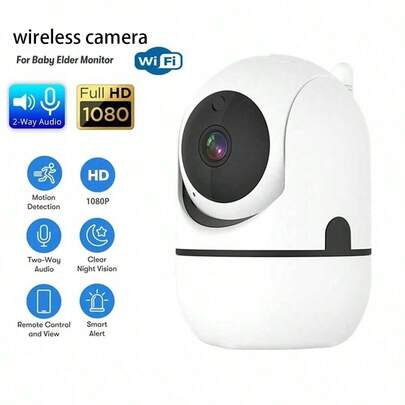 Camera an ninh trong nhà 2K HD, Camera quan sát thú cưng trong nhà điều khiển từ xa bằng điện thoại di động, Xoay 360°, Thích hợp cho kết nối không dây tại nhà, Camera dành cho chó/mèo, Được trang bị WiFi 2.4GHz, Ứng dụng tích hợp trên điện thoại thông minh, Giám sát ngoài trời không dây, Chức năng ghi âm và ghi hình, Camera gia đình, Thích hợp làm quà tặng