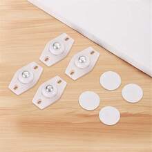 4pcs Swivel Casters Wheels, Adhesive Roller Furniture Casters, Quiet Movable Small Wheels For Furniture And Appliances