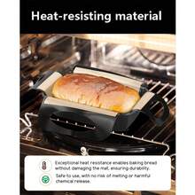 1 件可重复使用的硅胶面包模具内衬、面包发酵篮和发酵托盘 - 不粘且易于清洁的面团转移工具，带 4 个手柄 - 彩色 - 查看 7